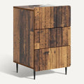 **Moderne houten kast met drie lades**